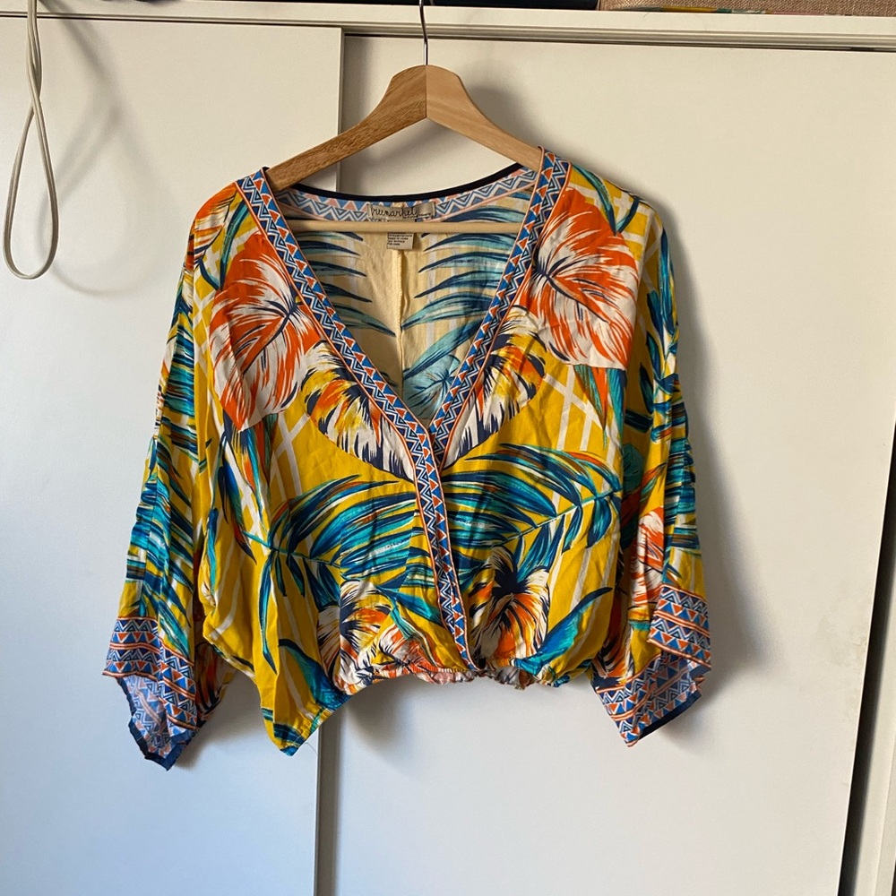 Tropical Print Women's Top